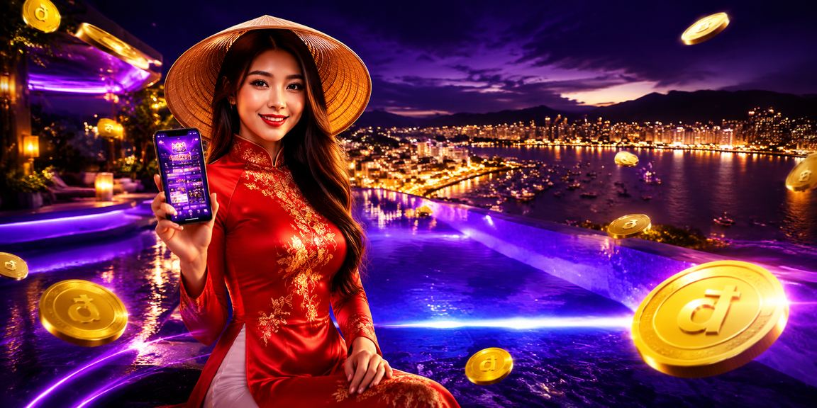 Giao diện ứng dụng casino tại Nha Trang với cảm hứng áo dài Việt Nam